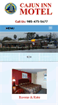 Mobile Screenshot of cajuninnmotel.com